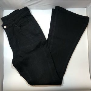 NWOT MKCK Black Wash Vintage Bell Bottom Jeans Small